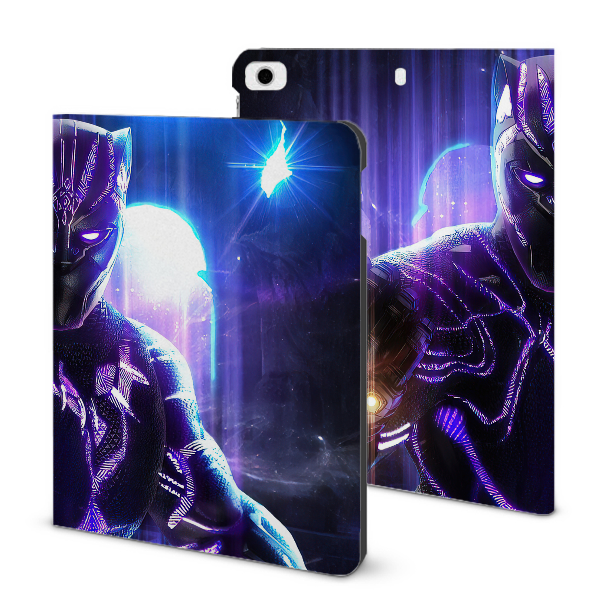 （画像用） アベンジャーズ The Avengers IPad ケース ブック型 PUレザー TPU 耐衝撃 軽量 薄型 ペン収納なし 全面保護 IPad 各モデル対応